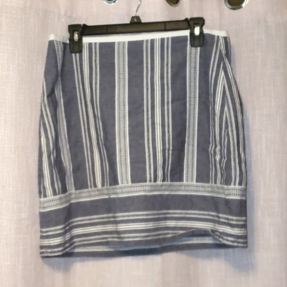 Loft striped skirt